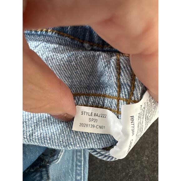 Madewell x Warm Women's High-Rise Belted Wide-Leg Denim Jeans, Size 27, EUC - Picture 9 of 9